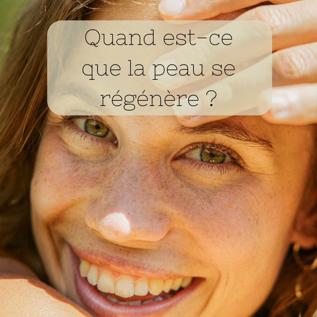 la régénération de la peau